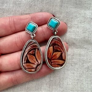 Western Teardrop Earrings